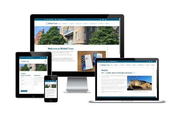 McNeil House website multiscreen