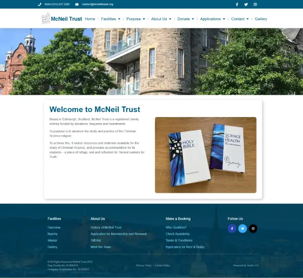 McNeil Trust homepage